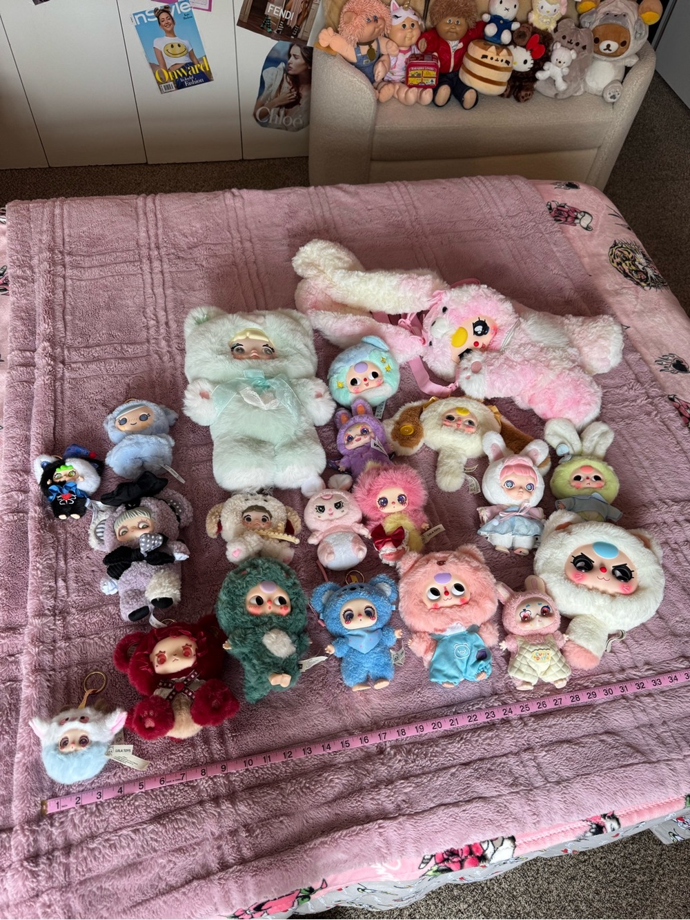Plush Small Pets Collection - Assorted Pink and Pastel Plush Toys